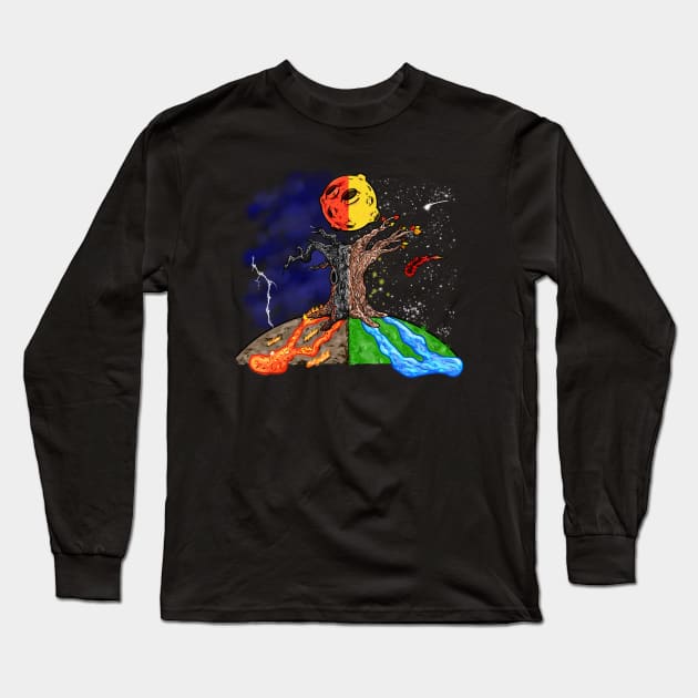 Duality of Dreams Long Sleeve T-Shirt by GeekVisionProductions